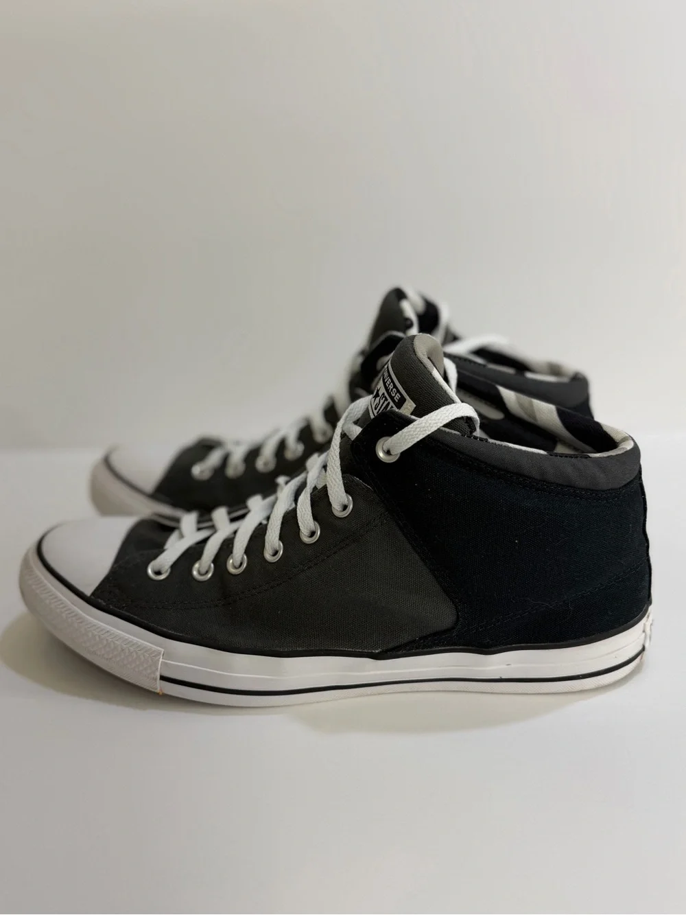 Converse All Star High Top Sneakers Black White Men’s Size 13 Canvas Lace Up